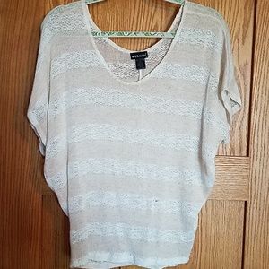 Light tan/cream flare sweater!